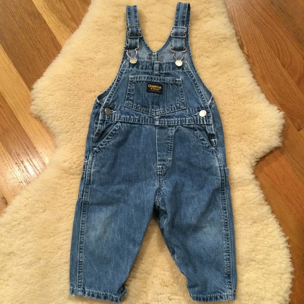 Vintage OshKosh toddler snap overalls